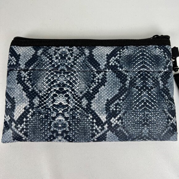 Haute Shore Jaime Blue Python Puffer Tote Crossbody Shoulder Bag Wristlet - Picture 10 of 11